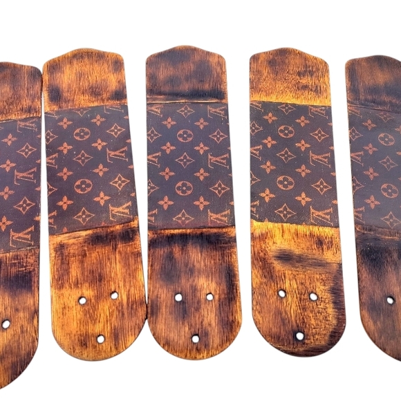 Handcrafted Wood Custom Ceiling Fan Blades - Picture 3 of 15